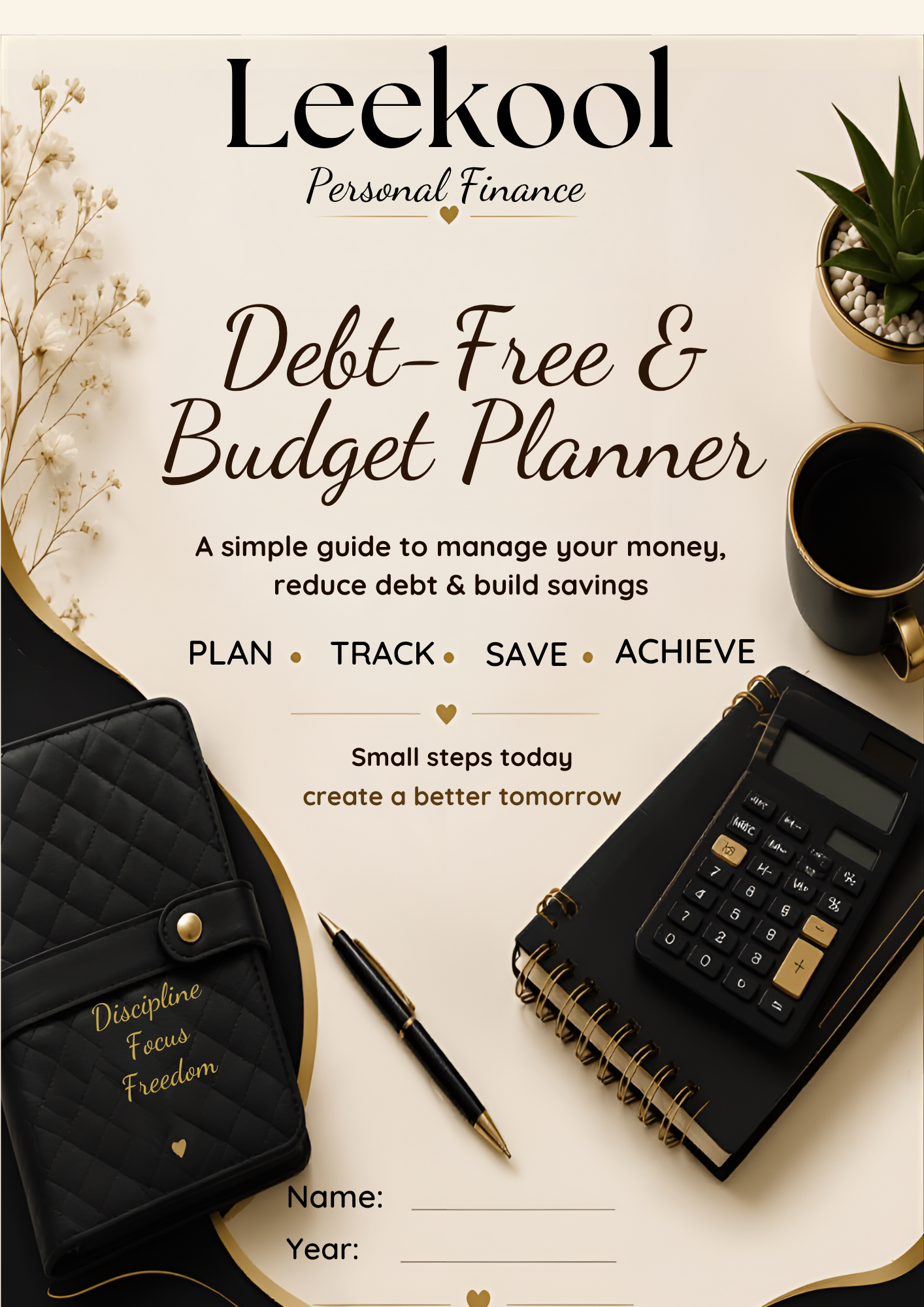 Debt-Free Budget  Planner  and Personal Finance Planner (Digital Download)