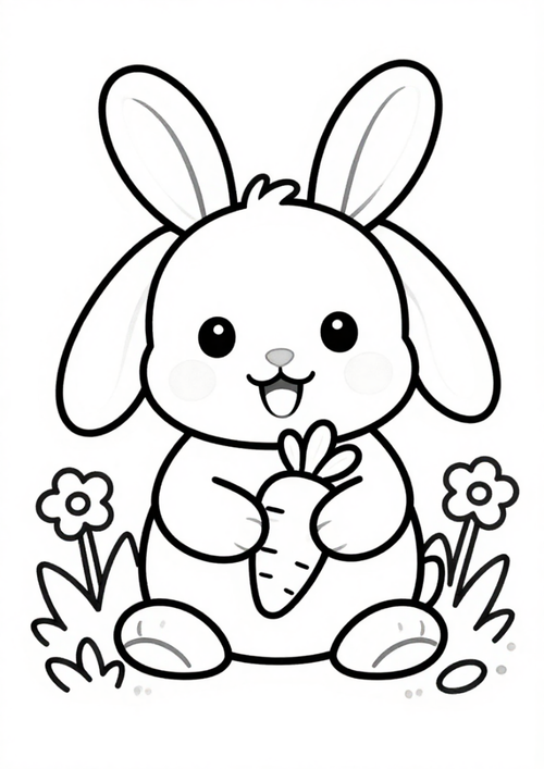 My Cute Animal Coloring Book (Printable PDF)