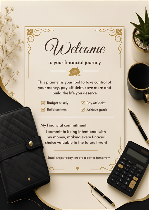 Debt-Free Budget  Planner  and Personal Finance Planner (Digital Download)